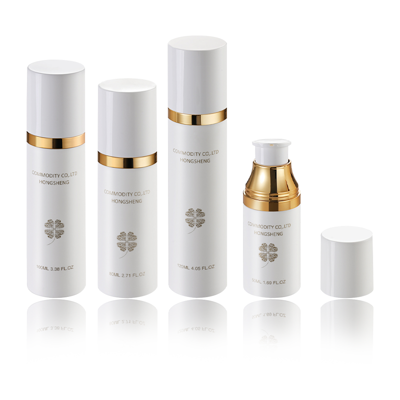 50ML-120ML Pam Udara Kosmetik Boleh Isi Semula Botol Tanpa Udara HS-017C