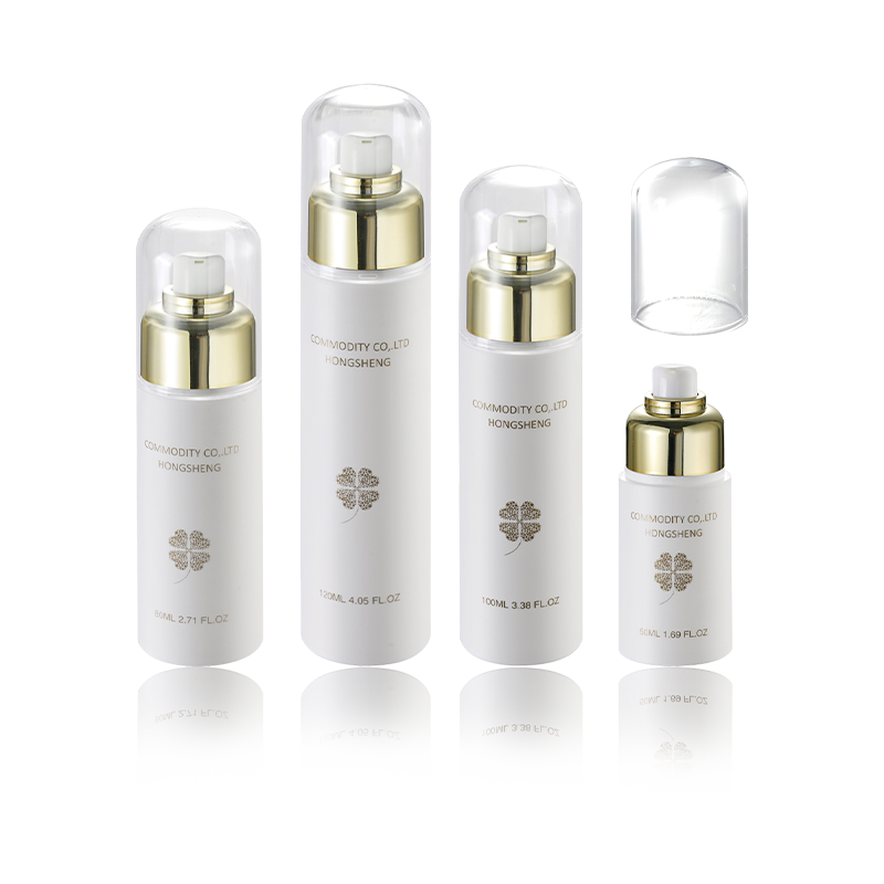 50ML-120ML Botol Tanpa Udara matte lembut-HS-017G