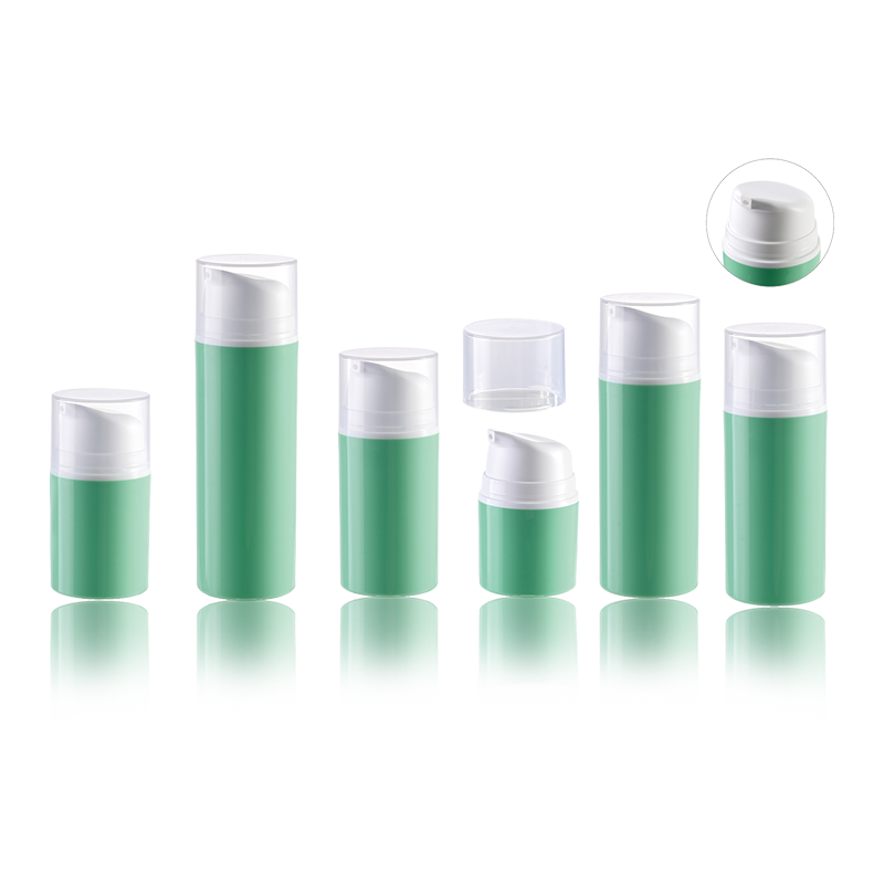 HS-037B Serum Vakum Kosmetik Mesra Alam Botol Pam Tanpa Udara Plastik untuk Krim dan Losyen