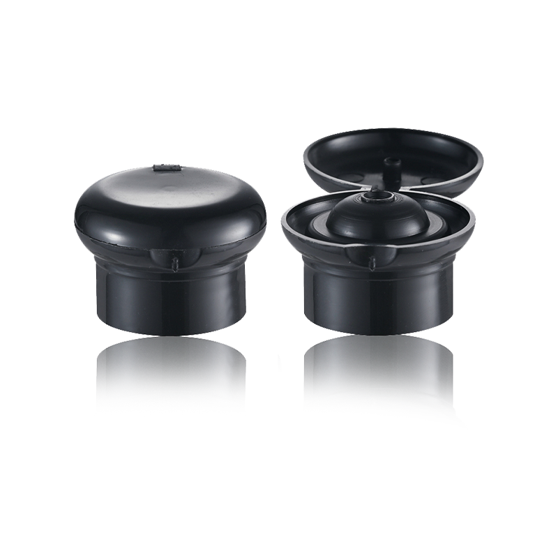 HY-M01 24/410 penutup cendawan penutup skru plastik hitam untuk botol