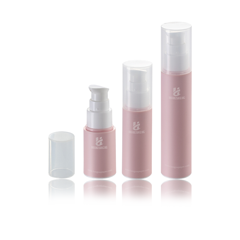 15ML 30ML 50ML Pink matte Botol Tanpa Udara-HS-013D